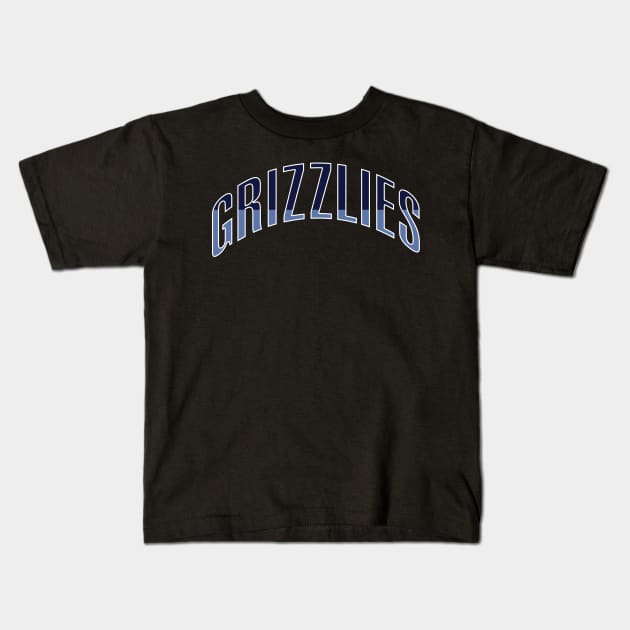 Grizzlies Kids T-Shirt by teakatir